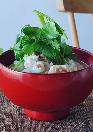 中華粥☆七草粥☆脂肪燃焼スープ☆夜食鶏粥-レシピのメイン写真