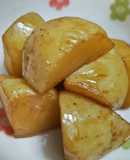★新じゃがのレンジでチン！煮っころがし♪