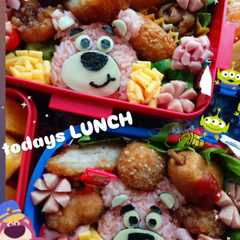 รูปของ ロッツオ　キャラ弁　トイストーリー