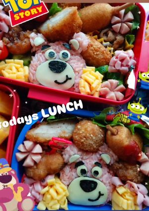 ロッツオ　キャラ弁　トイストーリー-レシピのメイン写真