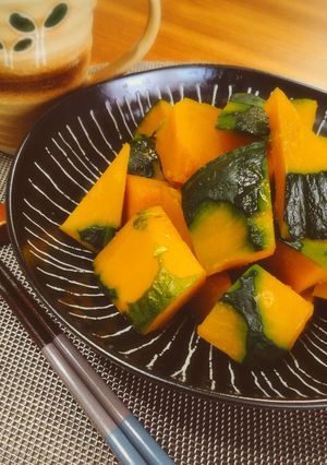＊レンチンかぼちゃの簡単煮物＊-レシピのメイン写真