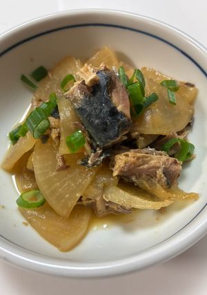 サバ缶と大根の煮物-レシピのメイン写真