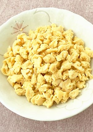 洗い物いらず★レンジで簡単炒り卵-レシピのメイン写真