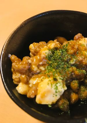 毎日の納豆●豆腐のケチャップ炒めと-レシピのメイン写真