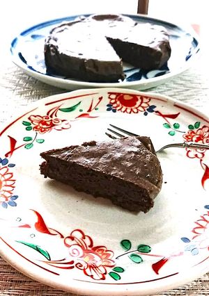 ヨーグルトでチョコレートチーズケーキ-レシピのメイン写真
