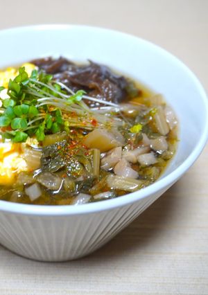 開田高原のすんき蕎麦♪♪-レシピのメイン写真