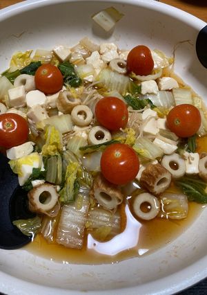 白菜と豆腐の鍋-レシピのメイン写真