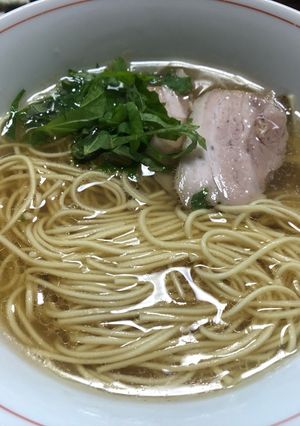 蒸し豚、大葉、塩ラーメン-レシピのメイン写真