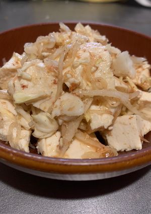 大根とキャベツの豆腐和え-レシピのメイン写真