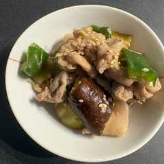 รูปของ 豚肉となすピーマンみそ炒め☆子供パクパク
