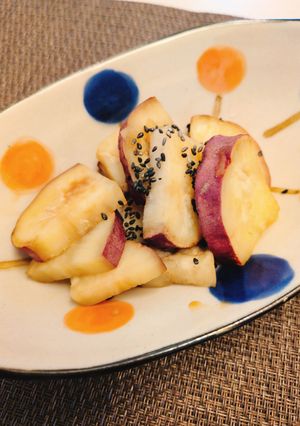 さつまいもと黒ごまの和え物-レシピのメイン写真