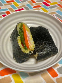 超簡単☆カレー風味の野菜おにぎらず♪♪-レシピのメイン写真