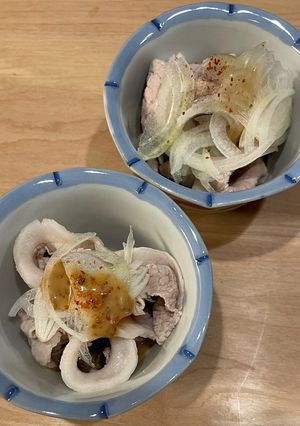 新玉ねぎと豚肉のしゃぶしゃぶ-レシピのメイン写真