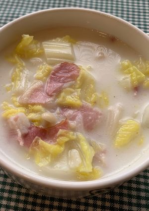ベーコンと白菜の簡単リゾット-レシピのメイン写真