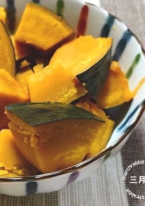 レンジとめんつゆで簡単!かぼちゃの煮物♪-レシピのメイン写真