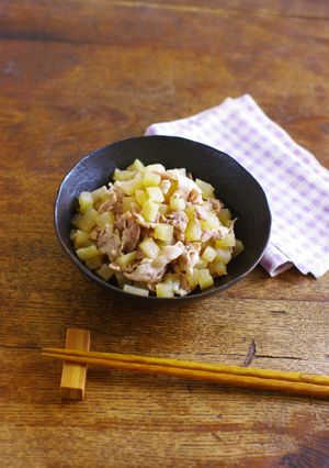 レンジでお弁当にも★豚こまと大根の煮物-レシピのメイン写真