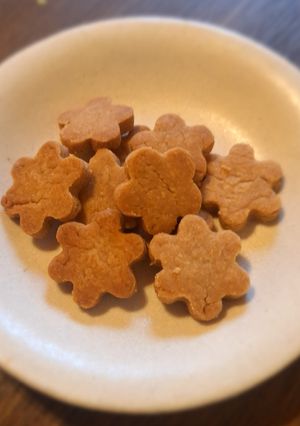 米粉ときな粉のホロホロクッキー(犬用)-レシピのメイン写真
