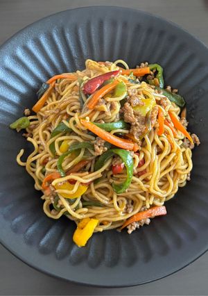 パプリカとにんじんのソース焼きそば-レシピのメイン写真