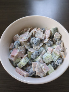 蒸し黒豆のサラダ-レシピのメイン写真