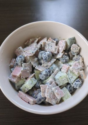 蒸し黒豆のサラダ-レシピのメイン写真