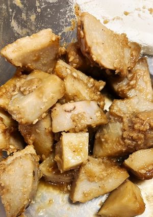レンジで簡単！里芋のごま和え-レシピのメイン写真