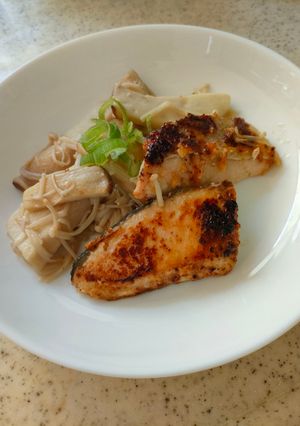 鮭ときのこの味噌マヨ焼き-レシピのメイン写真