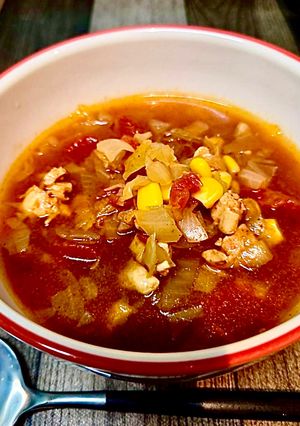 かなりカップヌードルチリトマト味＊脂肪燃焼スープ-レシピのメイン写真