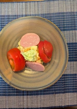 手作りマヨネーズのポテトサラダ-レシピのメイン写真