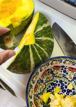 丸ごとかぼちゃカット-レシピのメイン写真