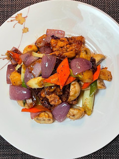 揚げ豚肉の黒胡椒醬炒め-レシピのメイン写真