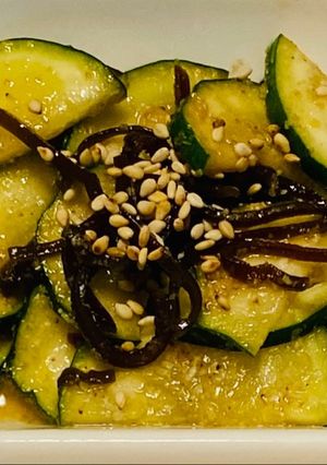 ズッキーニの塩昆布和え-レシピのメイン写真