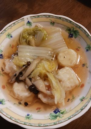 白菜と蟹しゅうまい、シメジの和風スープ-レシピのメイン写真