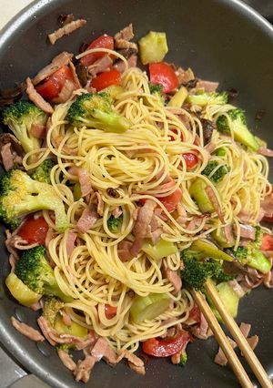 ポルチーニ茸とブロッコリーのパスタ-レシピのメイン写真