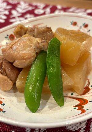 鶏肉と大根の梅風味-レシピのメイン写真