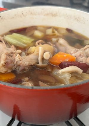 薬膳的赤ワイン生姜スープ-レシピのメイン写真