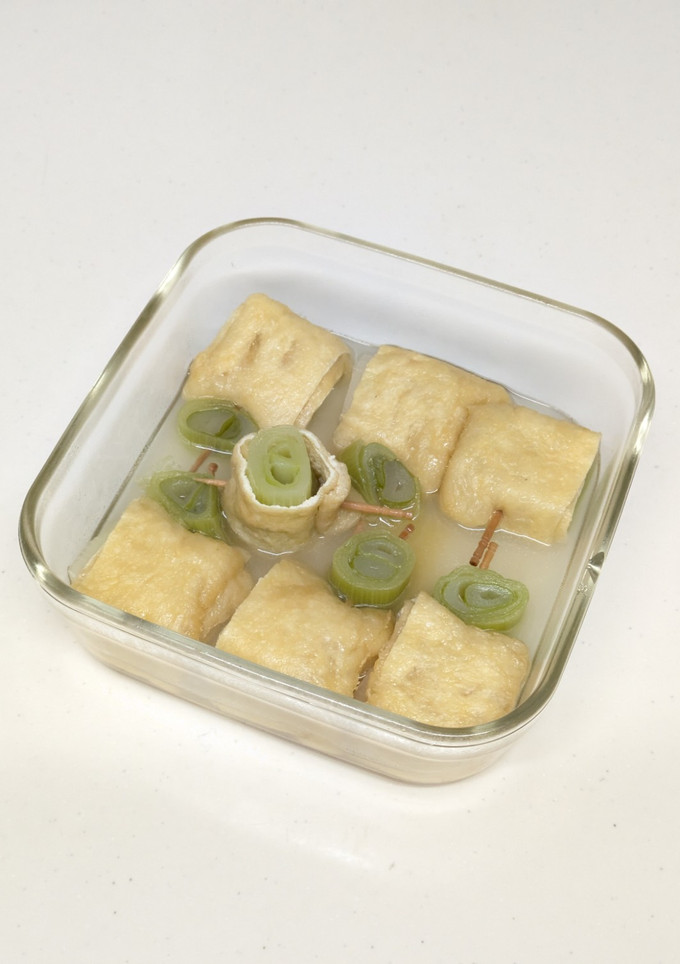レンジで揚げ巻き長ネギの煮浸し-レシピのメイン写真