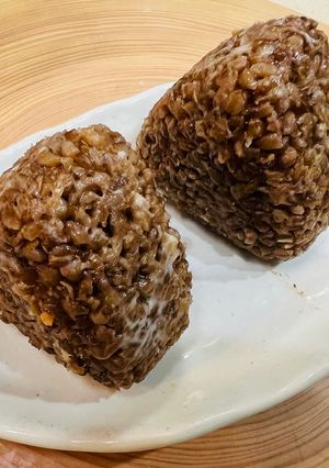 プチプチもち麦の梅チーズかつお　おにぎり-レシピのメイン写真