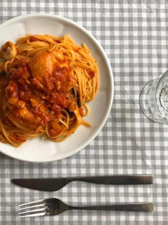 鶏肉とエリンギのトマトソース-レシピのメイン写真