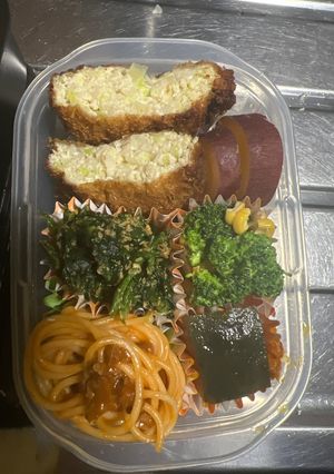 メンチカツ弁当-レシピのメイン写真