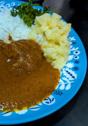 カレーに添えるバター・マッシュポテト-レシピのメイン写真