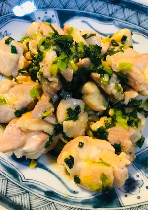 たっぷり葱と鶏肉のあっさり炒め-レシピのメイン写真