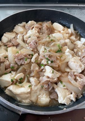 【豚バラで】肉豆腐-レシピのメイン写真