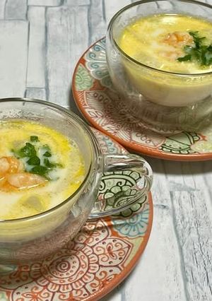 コールラビと海老のビスク風ミルクスープ-レシピのメイン写真