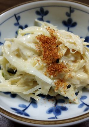 生らっきょうの味噌マヨ和え-レシピのメイン写真