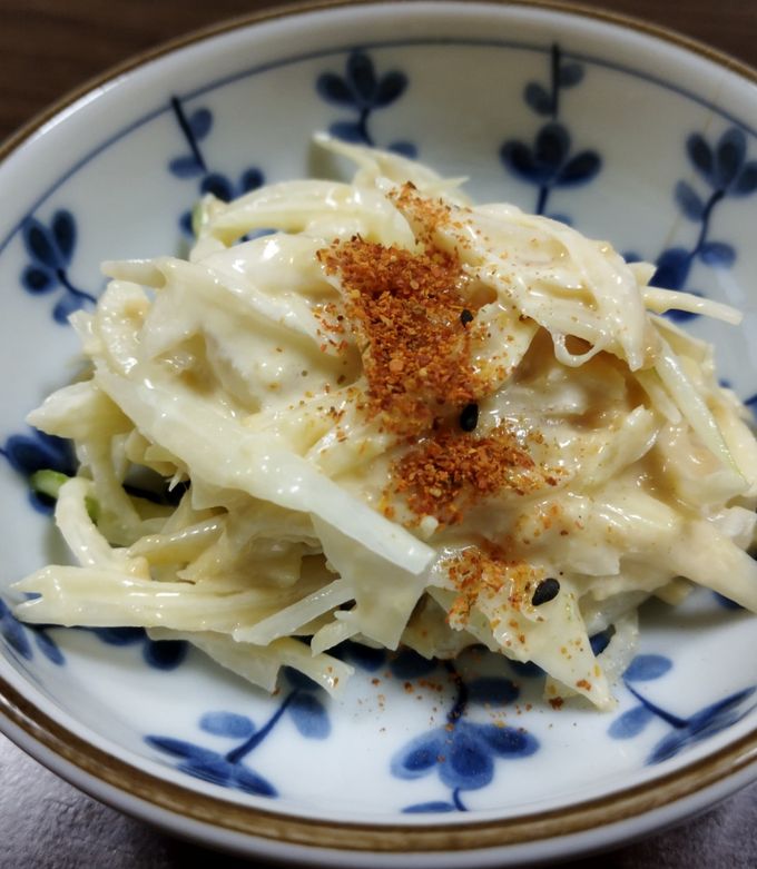 生らっきょうの味噌マヨ和え-レシピのメイン写真