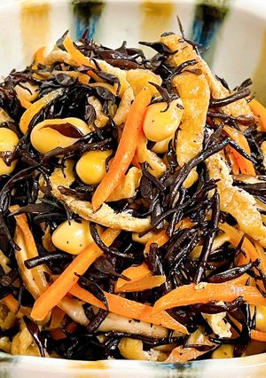 大豆入りひじき炒め煮-レシピのメイン写真