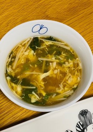えのきの中華風卵スープ-レシピのメイン写真