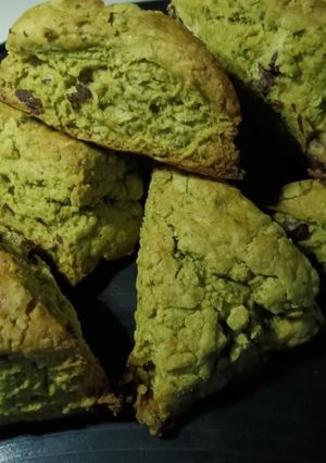 抹茶とチョコチップのスコーン-レシピのメイン写真