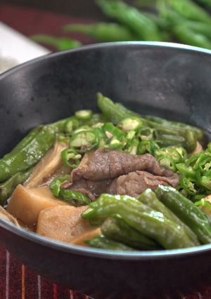 ししとうのすき焼き風【食遺産】-レシピのメイン写真