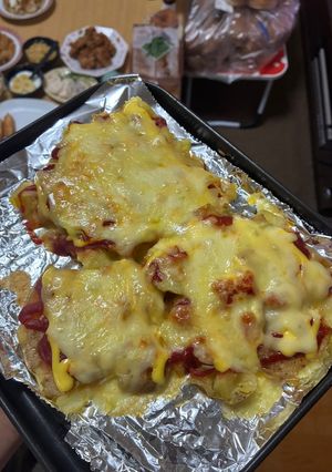 チーズがとろける🎵スマッシュポテト-レシピのメイン写真